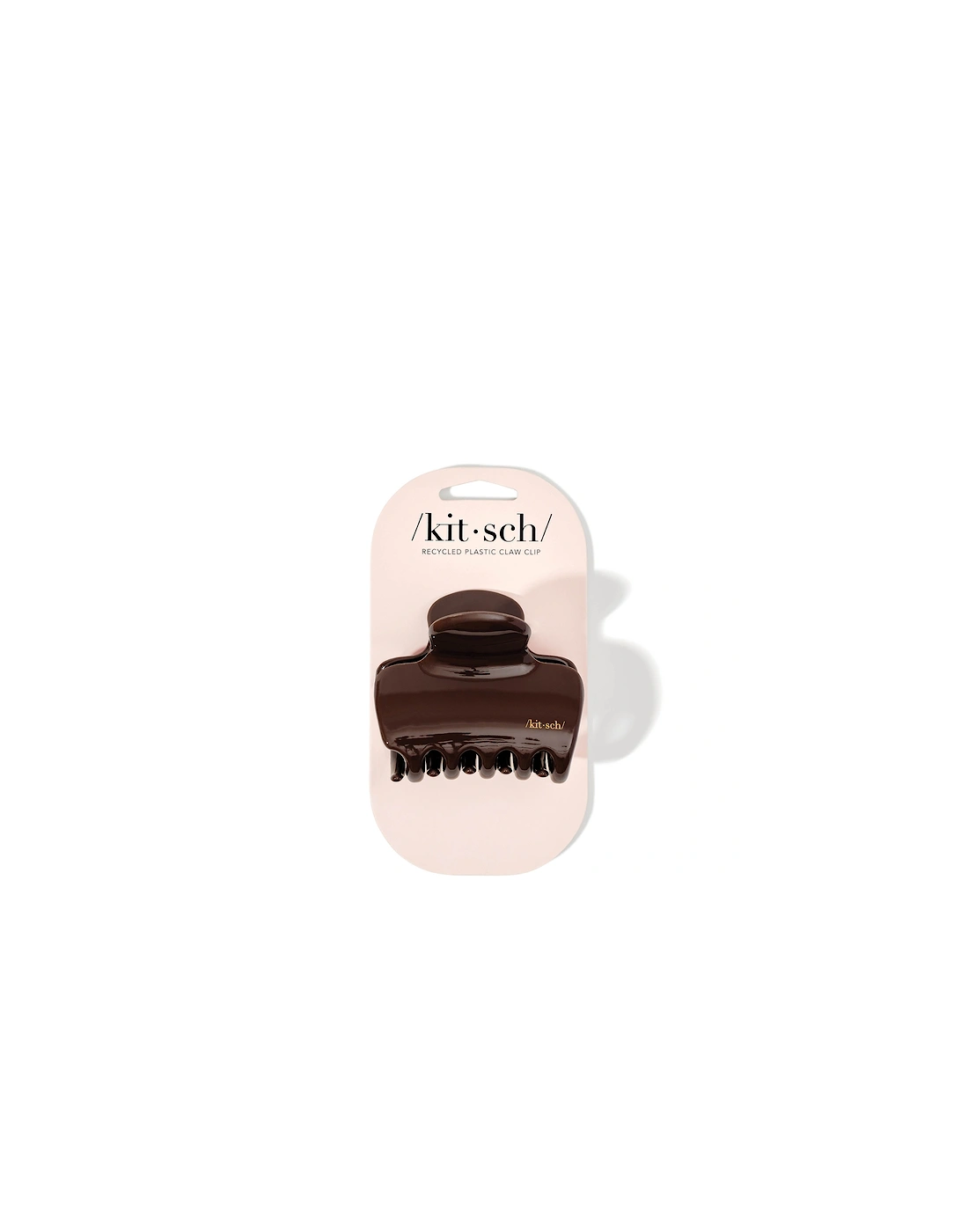 Recycled Plastic Puffy Claw Clip - Chocolate 20g, 2 of 1