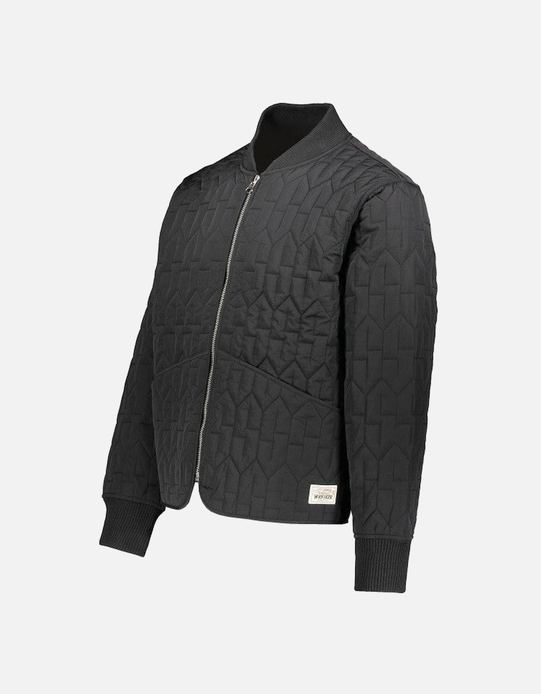 Quilted Liner Jacket - Black