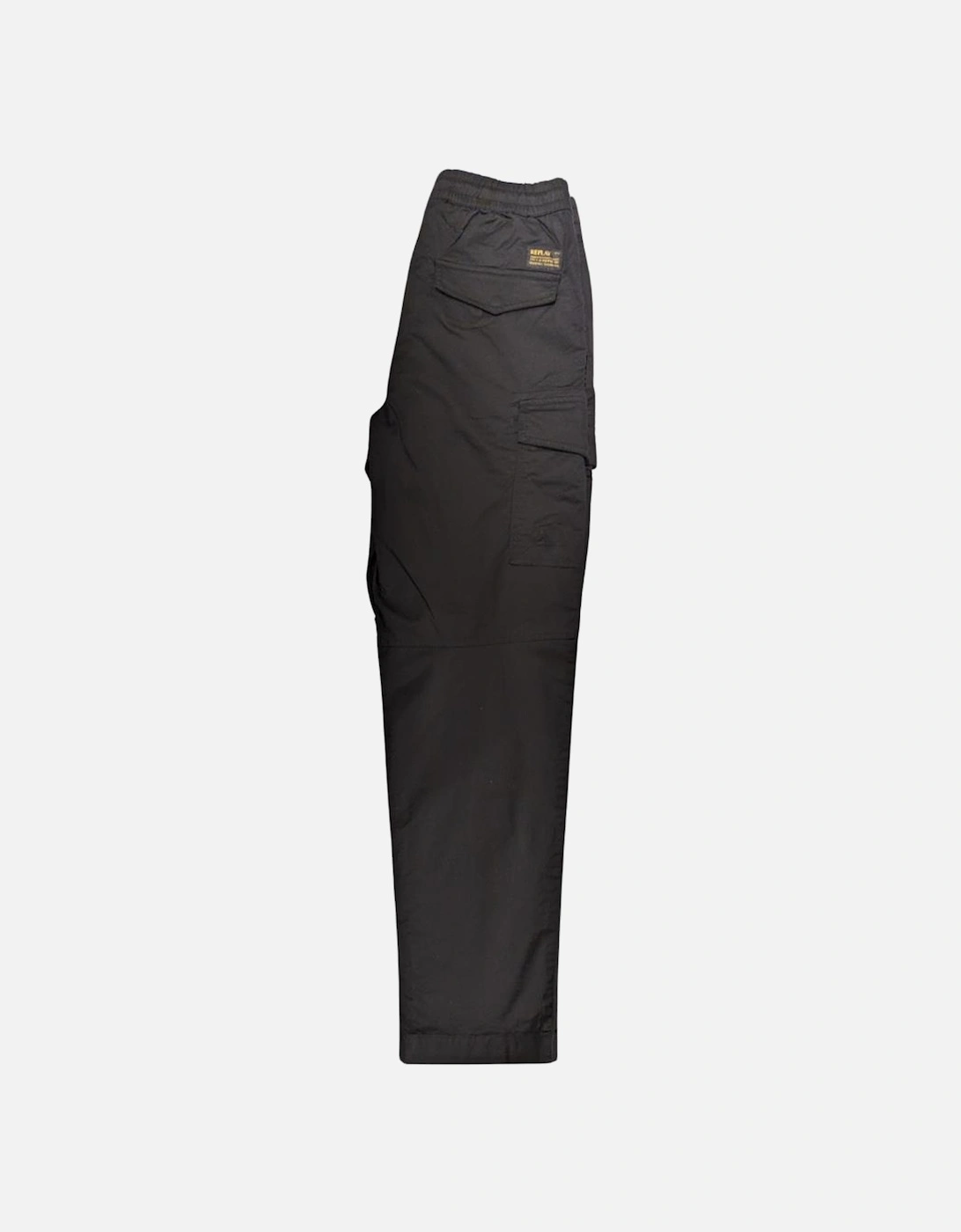 Elastic Waist Tapered Cargo Pant