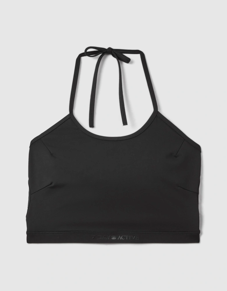 7 Days Active Halter Neck Cropped Top