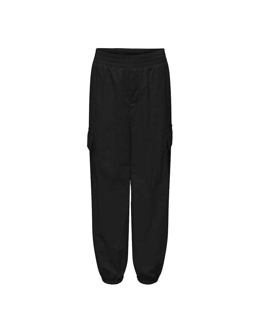 Girls Echo Cargo Parachute Pants - Black, 2 of 1