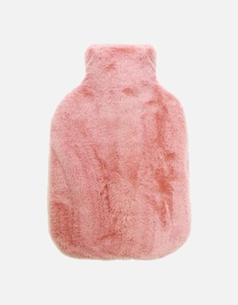 Hot Water Bottle + Faux Fur Cover Blush