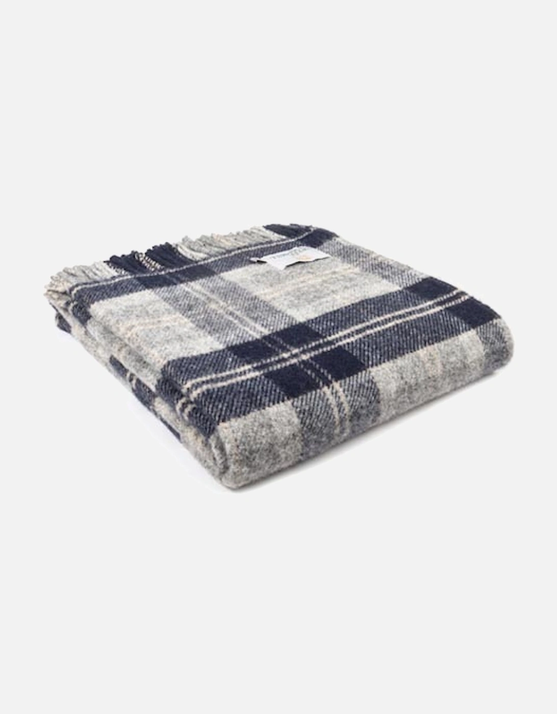 Tartan Travel Rug 150 x 183cm Navy Bannockbane, 3 of 2