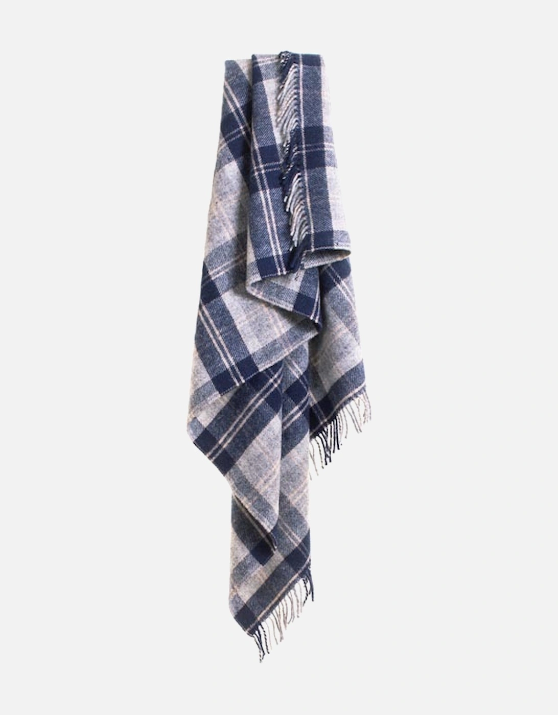 Tartan Travel Rug 150 x 183cm Navy Bannockbane