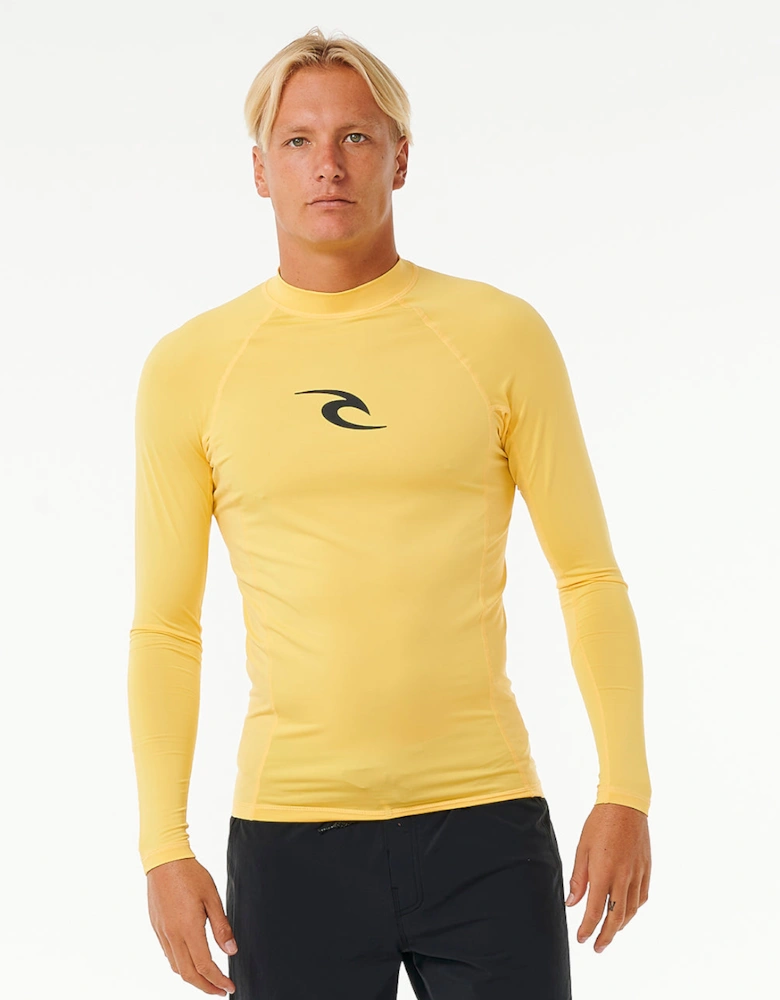 Rip Curl Mens Waves UPF 50 Perf Long Sleeve Rash Vest