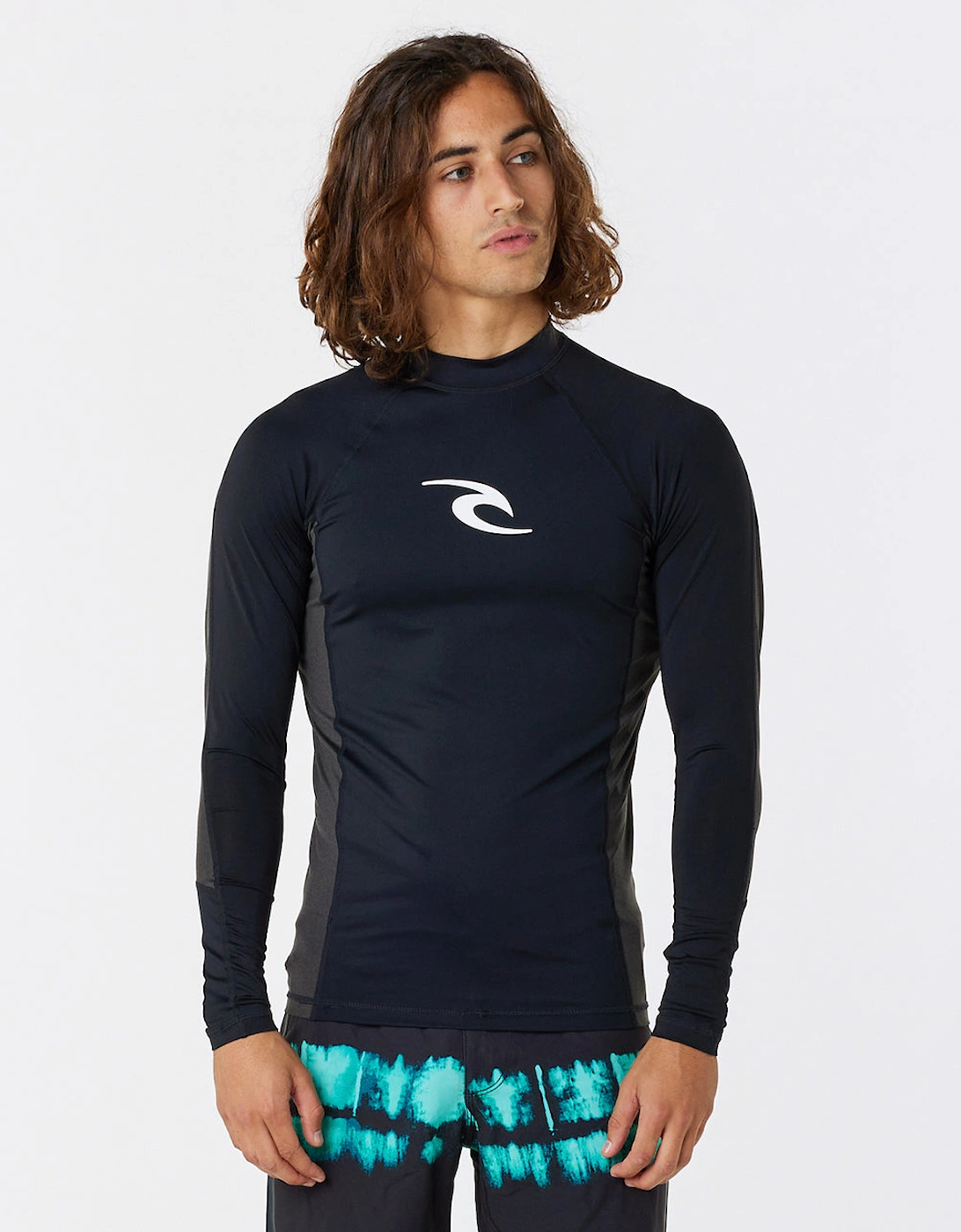 Rip Curl Mens Waves UPF 50 Perf Long Sleeve Rash Vest