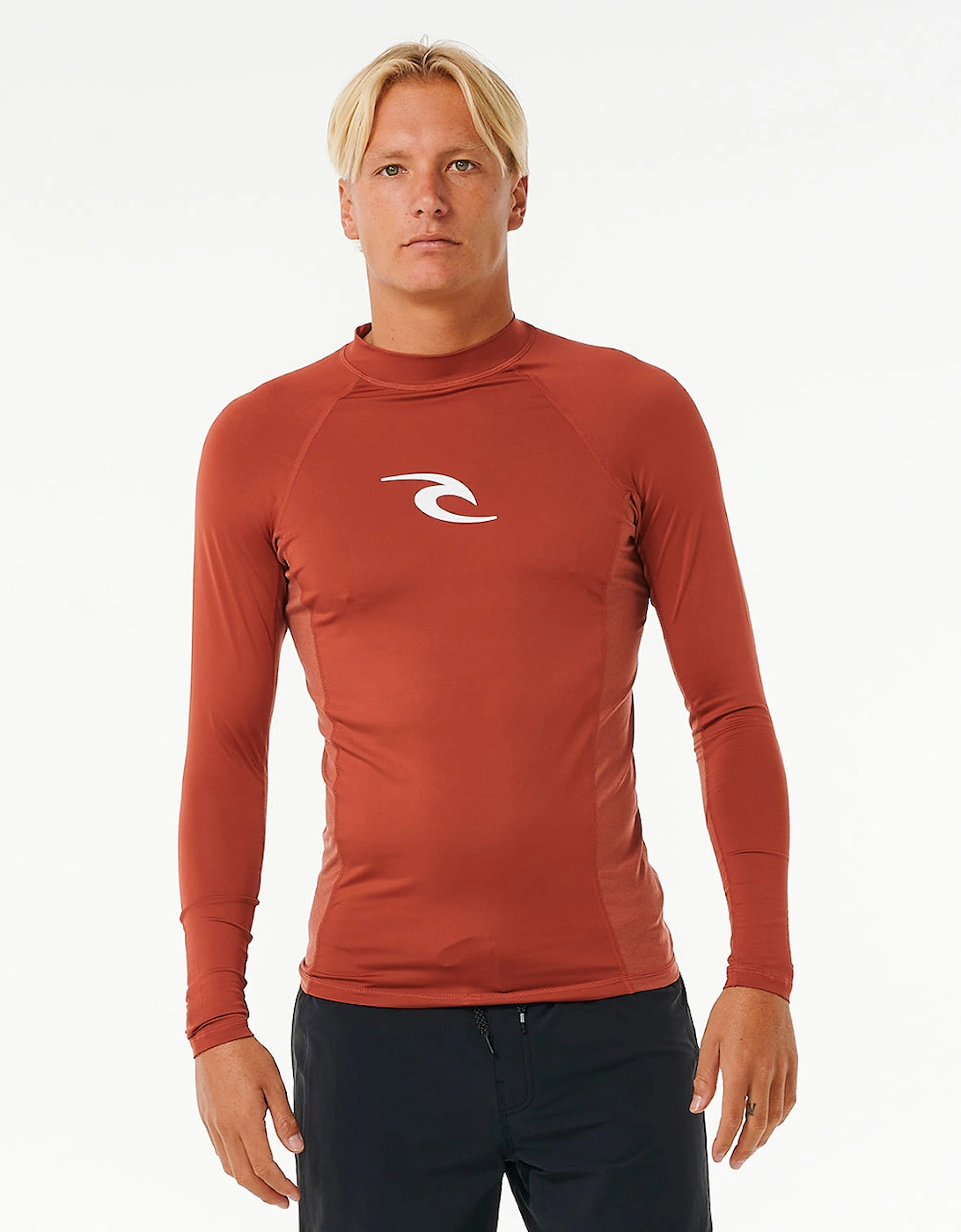 Rip Curl Mens Waves UPF 50 Perf Long Sleeve Rash Vest