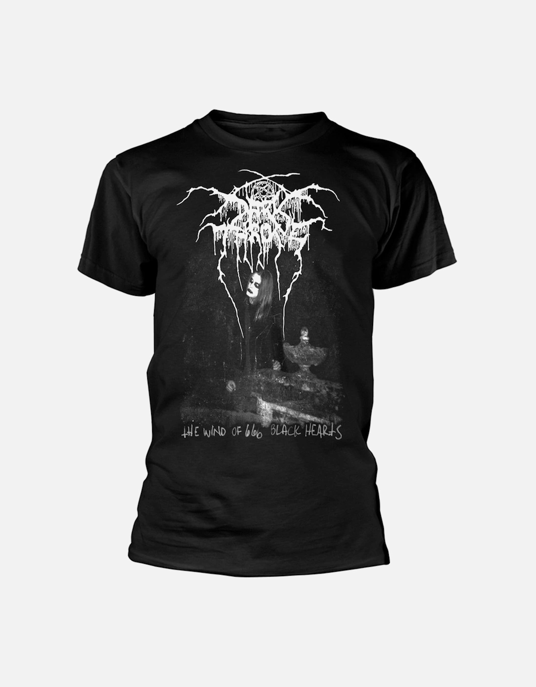 Unisex Adult The Winds Of 666 Black Hearts Album T-Shirt, 3 of 2