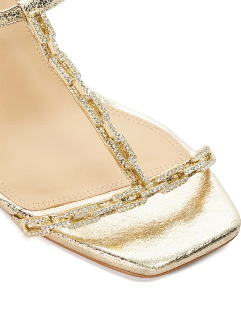 Ladies Multimillions - Embellished Heeled Sandals