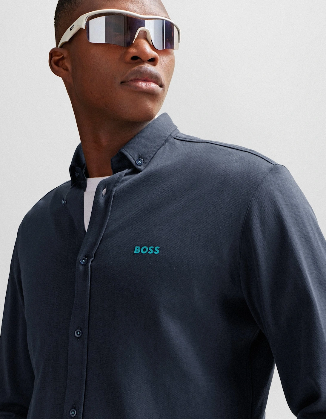 BOSS Green B_Motion_L Shirt 10233753 402 Dk Blue