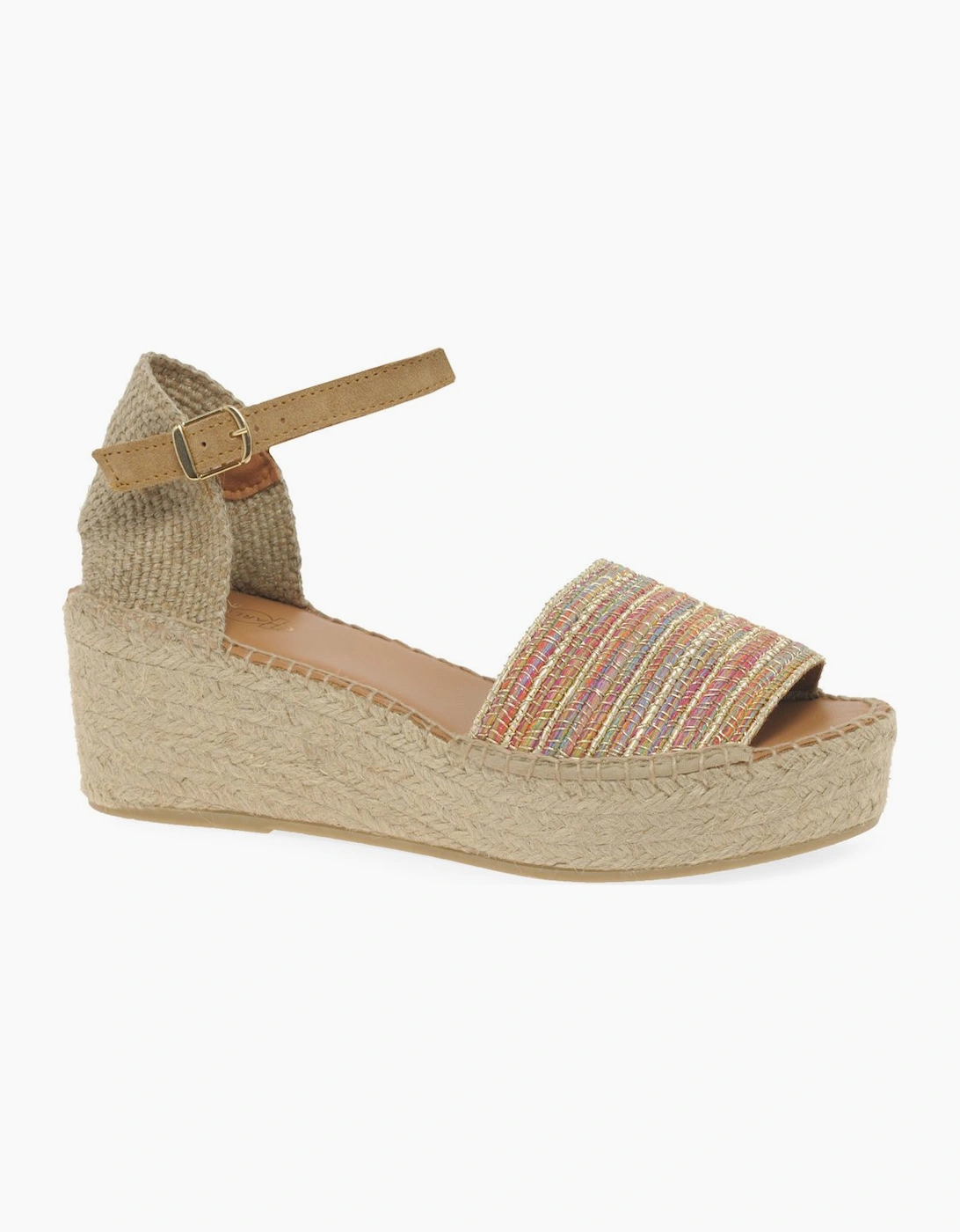 Toni Pons Women's Ivet Womens Espadrille Wedge Sandals - Tan - Size: 4