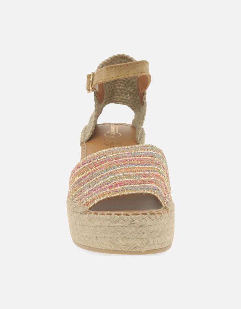 Ivet Womens Espadrille Wedge Sandals