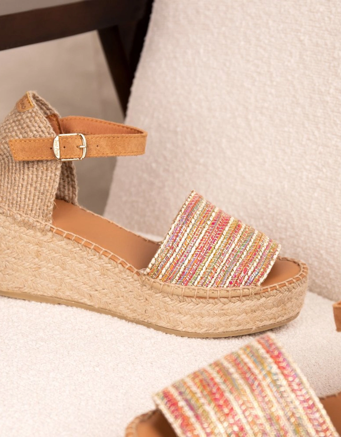 Ivet Womens Espadrille Wedge Sandals