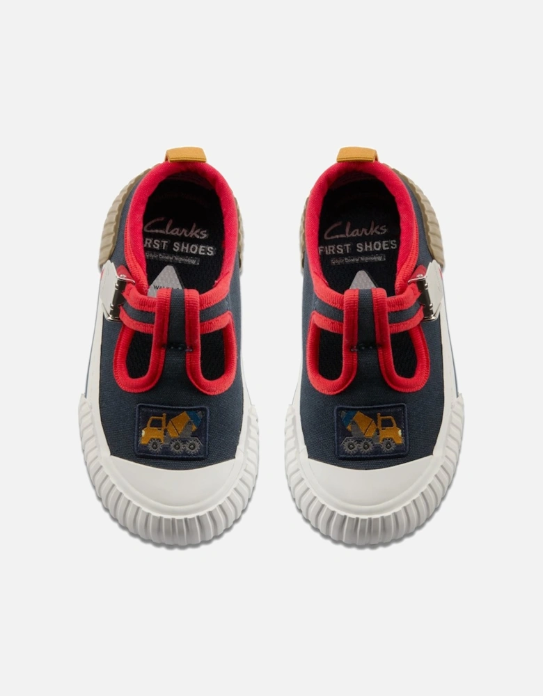 Foxing Beep T Boys Infant Canvas Shoes