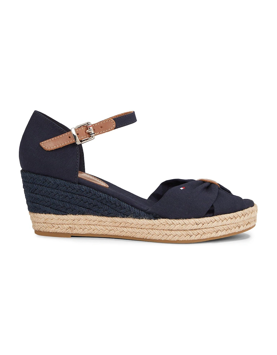 Open Toe Wedge Sandal - Navy, 5 of 4