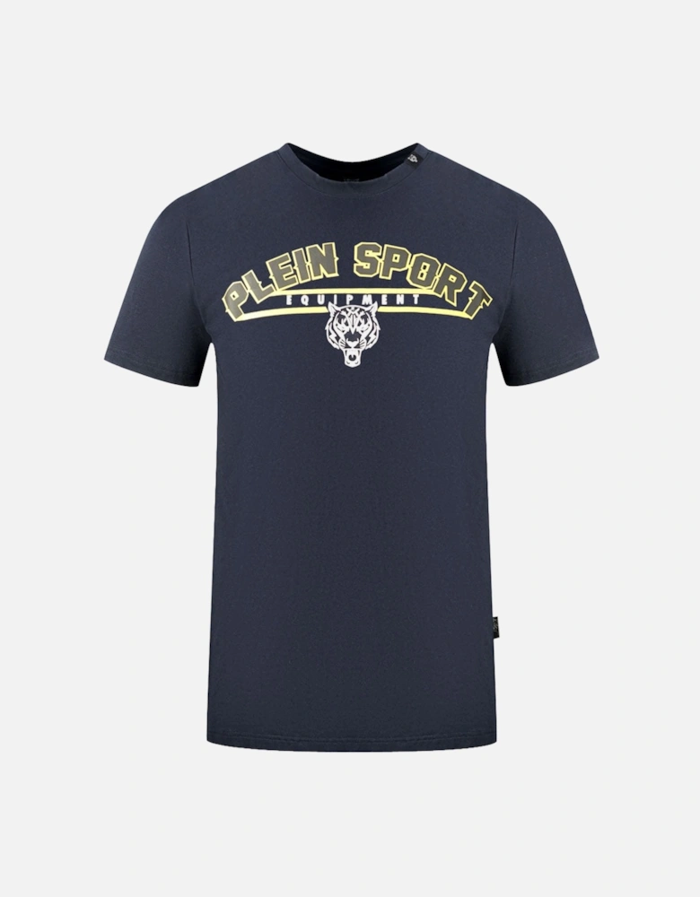 Plein Sport Equipment Navy Blue T-Shirt