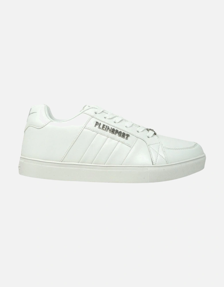 Plein Sport Block Logo White Sneakers