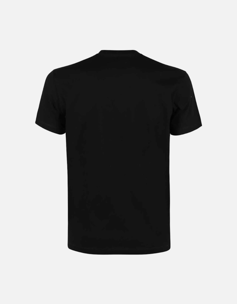 Maple Leaf Chest Logo Black T-Shirt