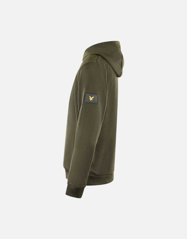 Lyle & Scott Plain Green Pull-Over Hoodie