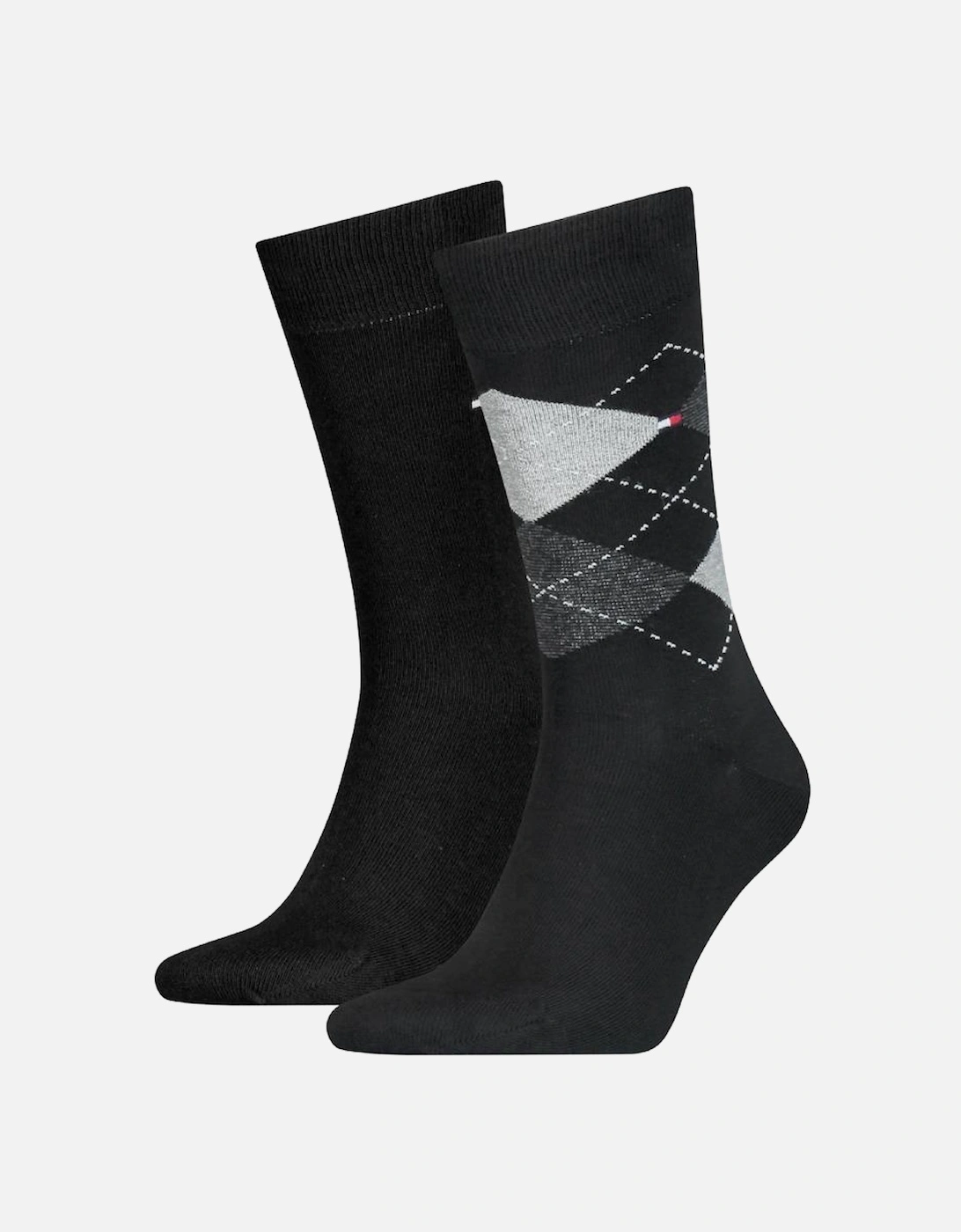 2 Pack Men's Check Socks, 2 of 1