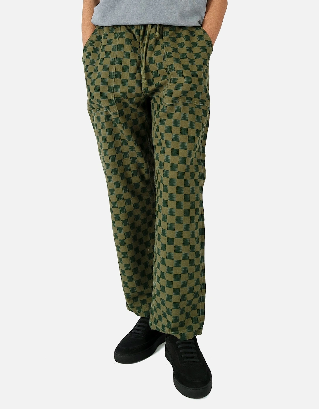 Canvas Chef Check Green Pant, 5 of 4