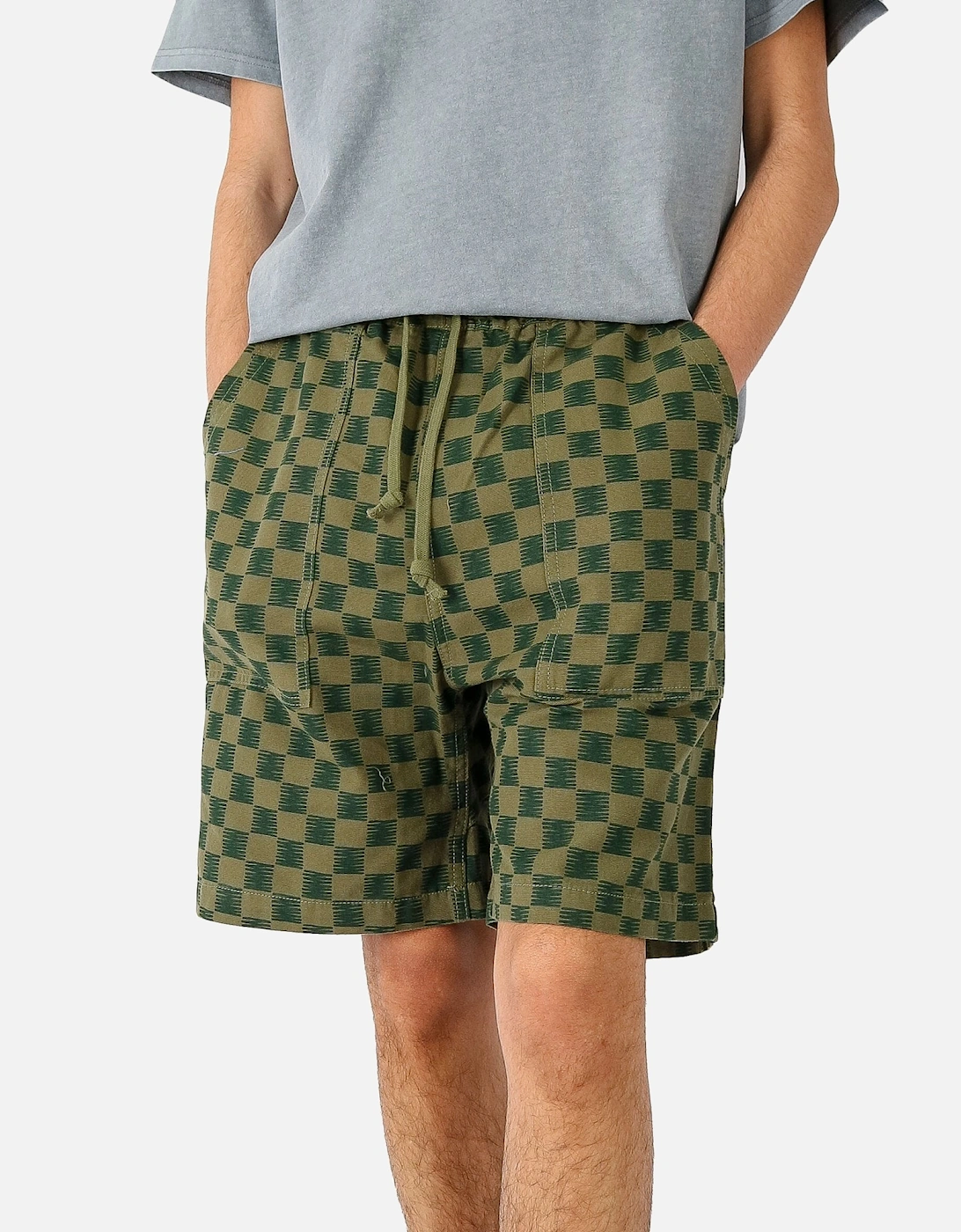 Canvas Chef Check Green Short, 5 of 4