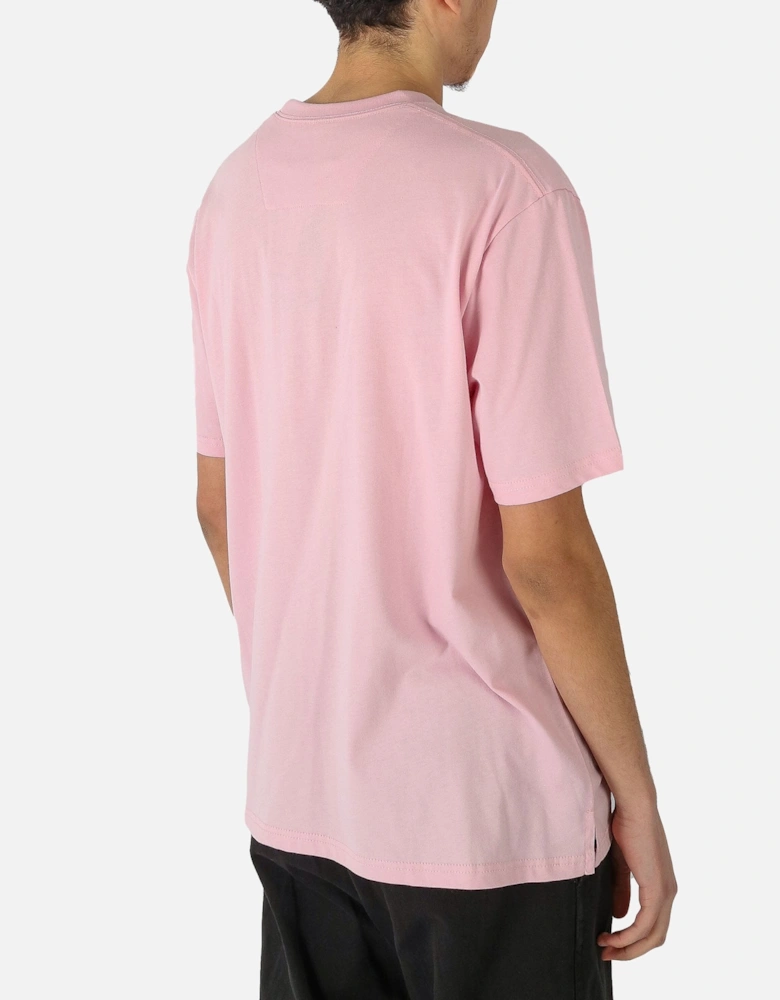 Injection Chest Logo Pink Tee