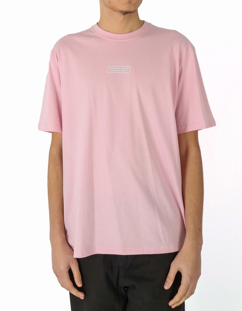 Injection Chest Logo Pink Tee