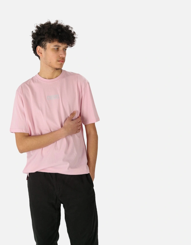 Injection Chest Logo Pink Tee