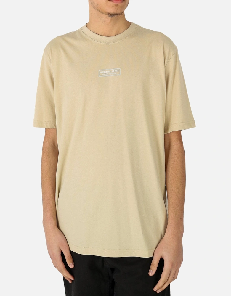 Injection Chest Logo Sand Tee