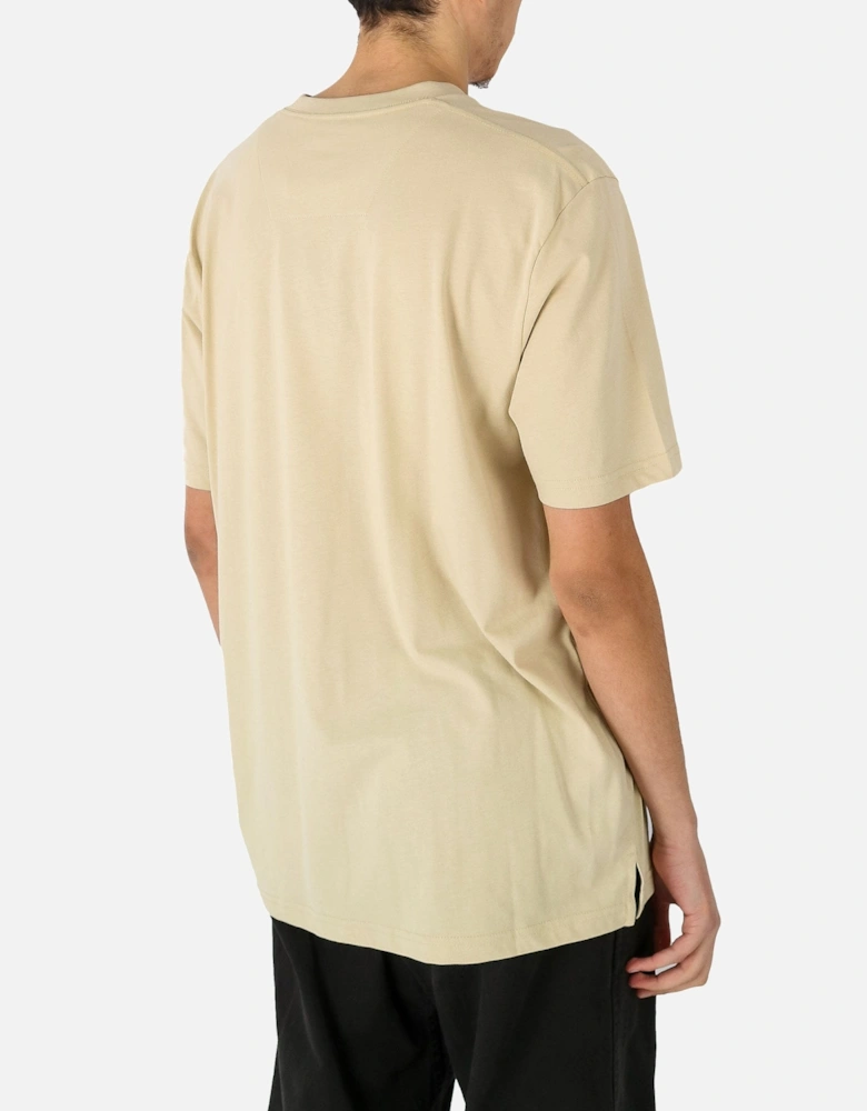 Injection Chest Logo Sand Tee