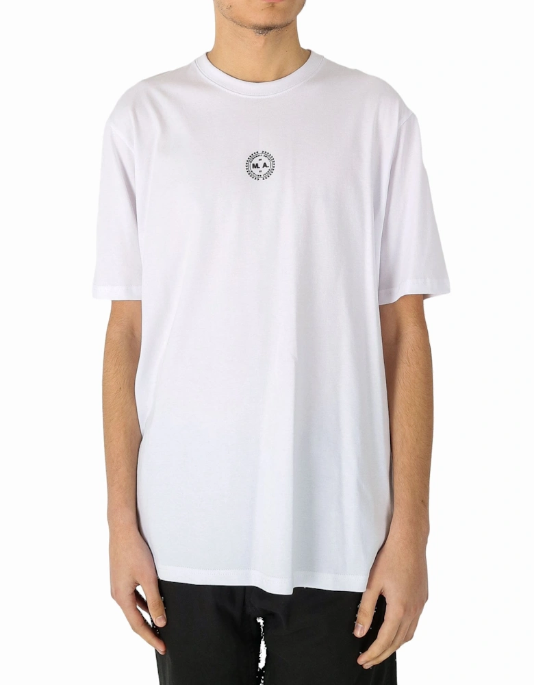 Fragment Chest Logo White Tee