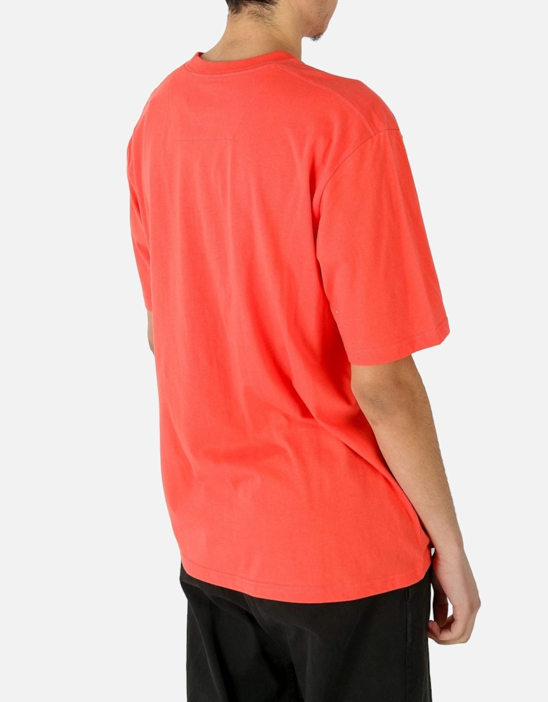 Cartellion Chest Logo Coral Tee