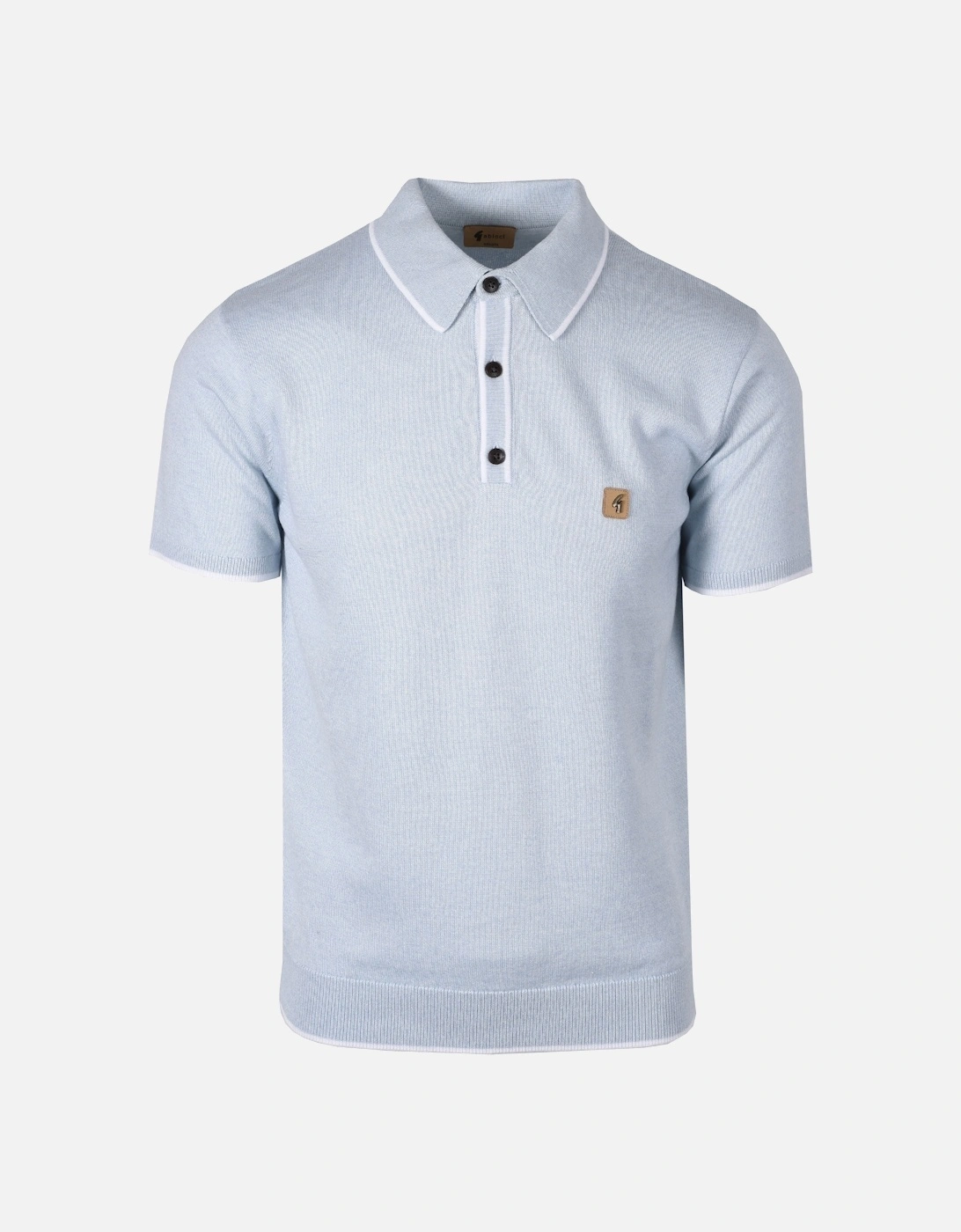 Lineker Knitted Polo Shirt Spray, 4 of 3