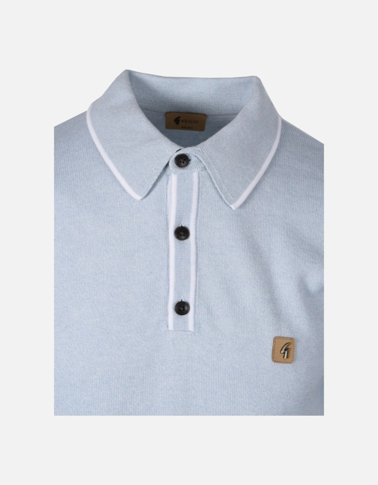 Lineker Knitted Polo Shirt Spray