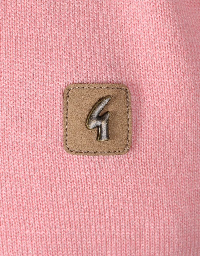 Vintage Jackson Knitted Polo Shirt Coral