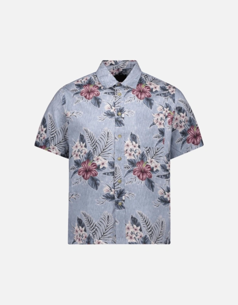 Floral Cotton Beach Shirt
