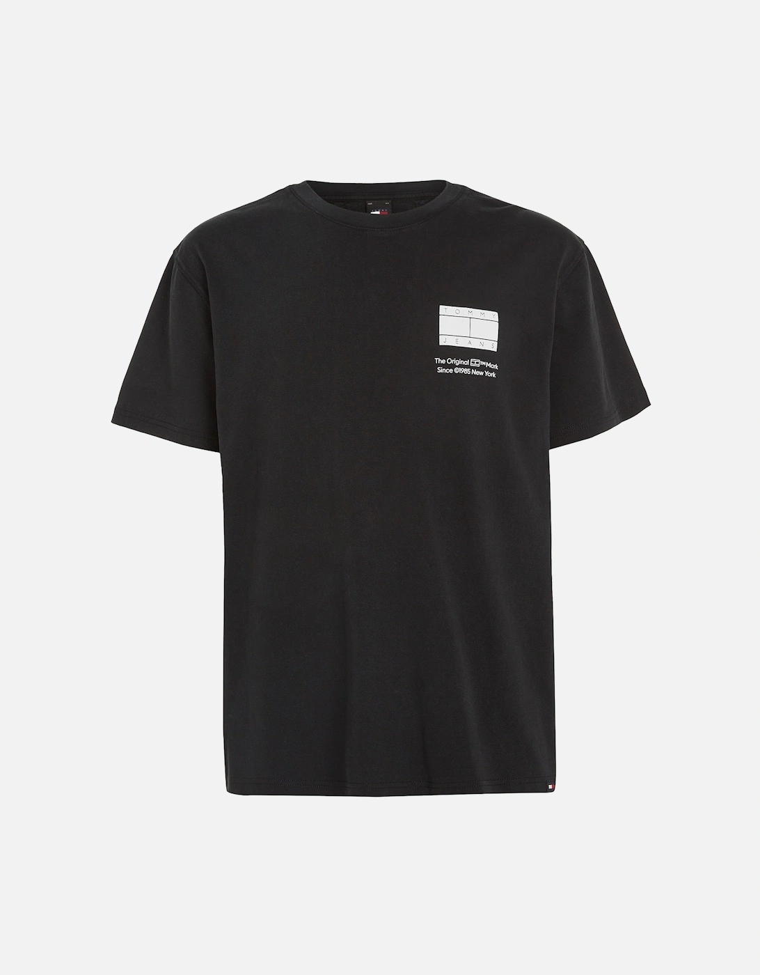 Mens Regular Essential Flag T-Shirt (Black), 7 of 6