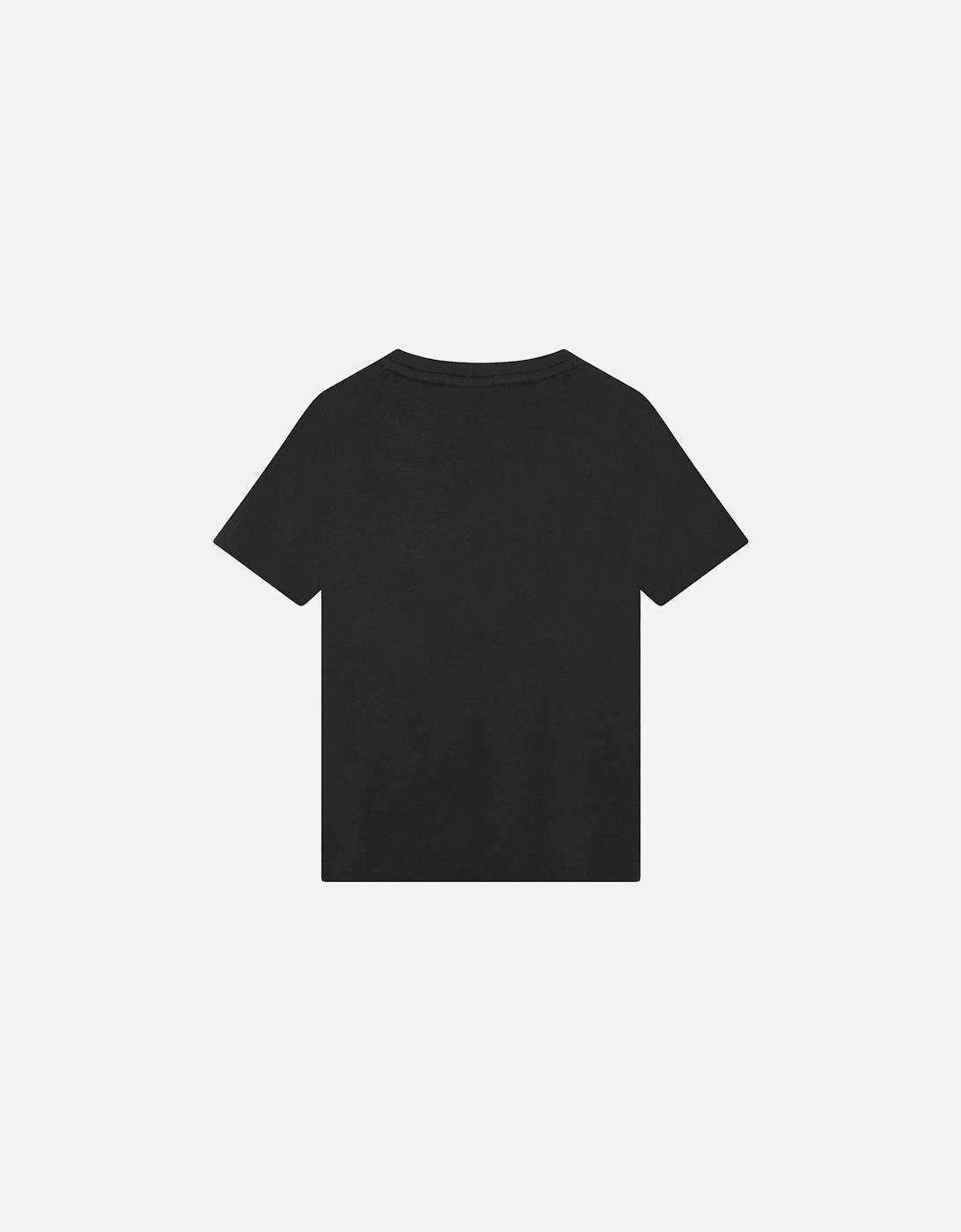 Juniors Multi Logo T-Shirt (Black)