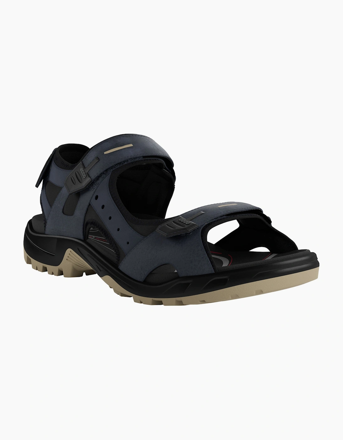Ecco Men's Blue/Grey Offroad Yucatan Walking Sandals - Size: 10.5/11