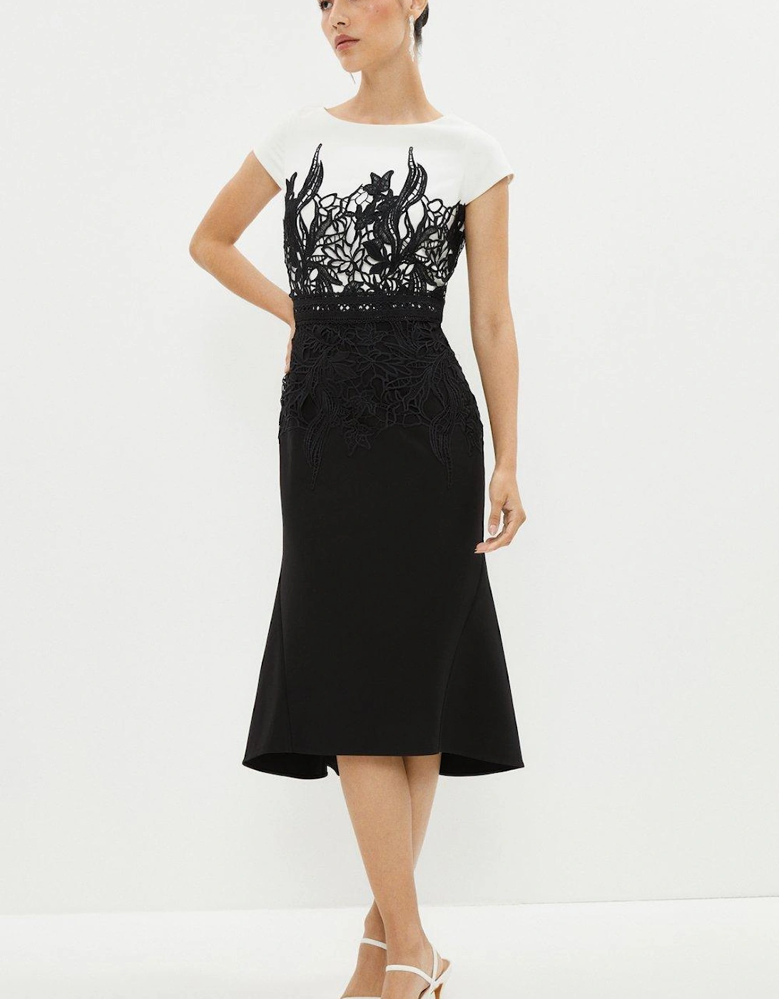 Lace Dress With Crepe, 5 of 4