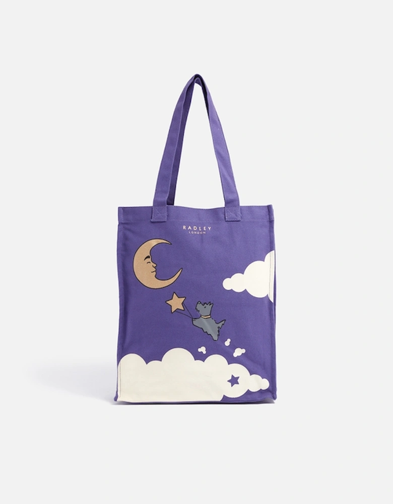 Shoot For The Moon Canvas Medium Tote Bag
