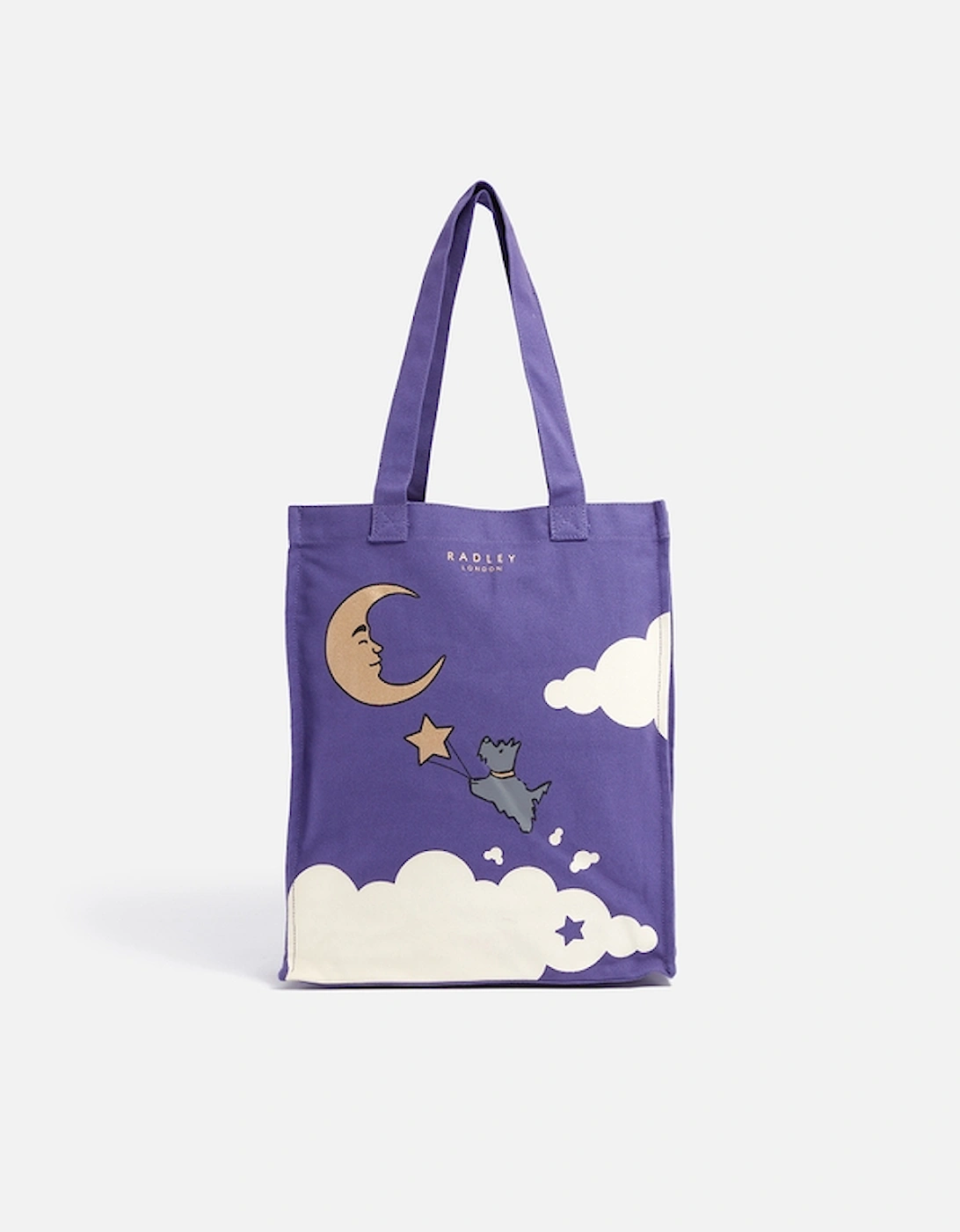 Shoot For The Moon Canvas Medium Tote Bag, 2 of 1
