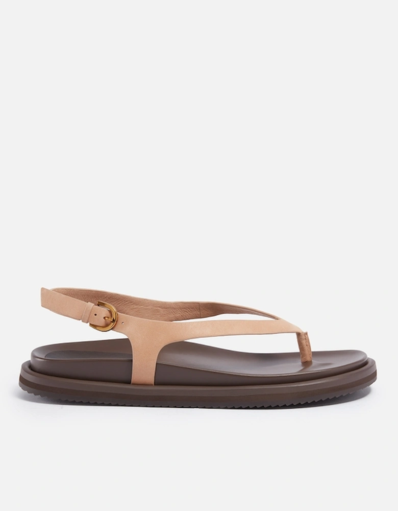 Women's Daisy Toe Post Leather Sandals