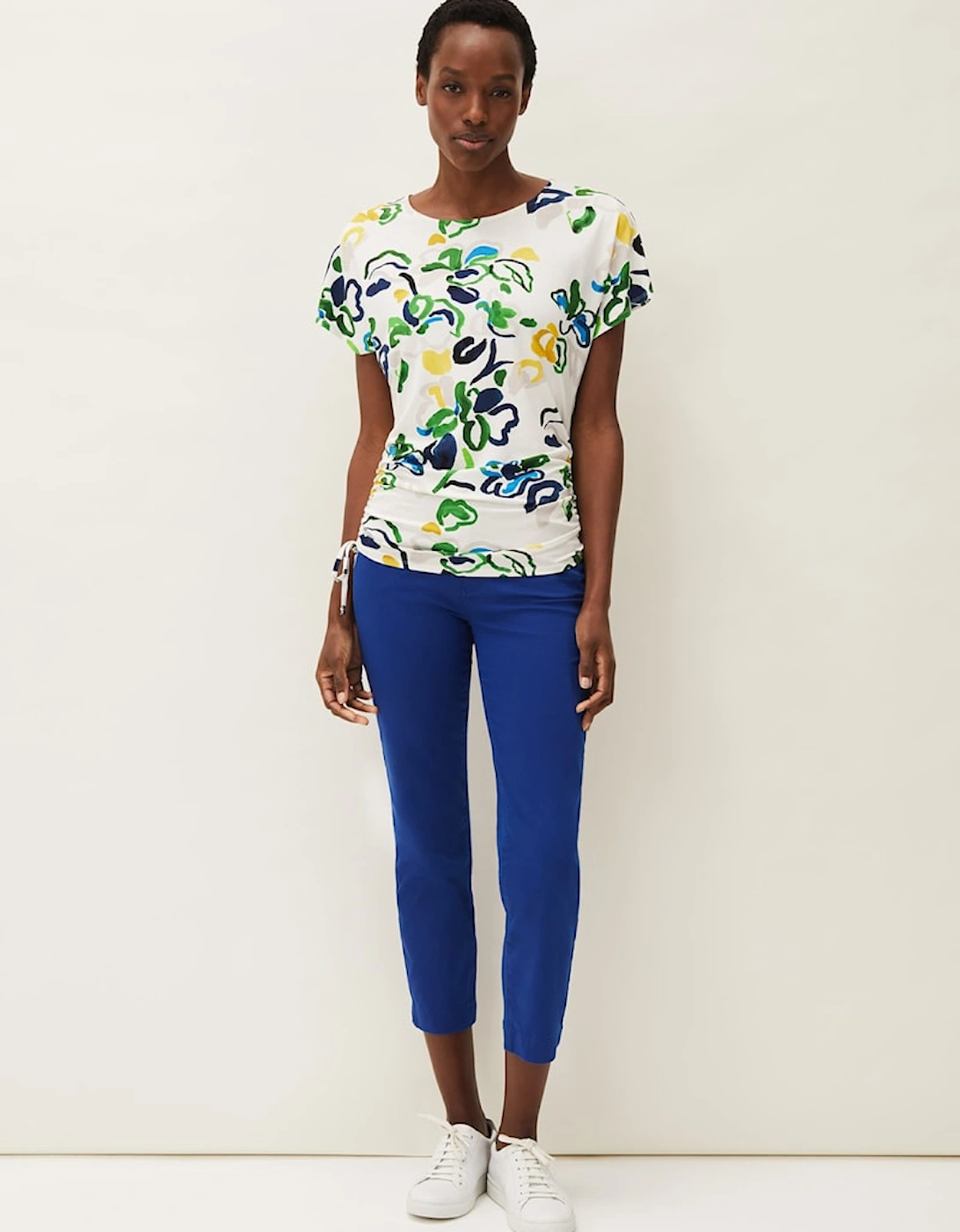 Avery Abstract Floral Top