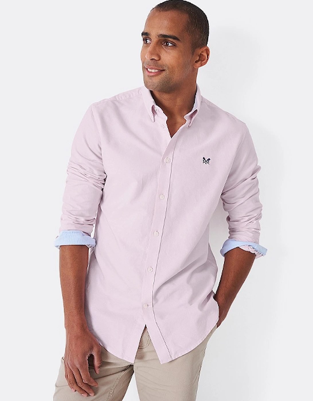 Men's Slim Oxford Classic Pink, 5 of 4