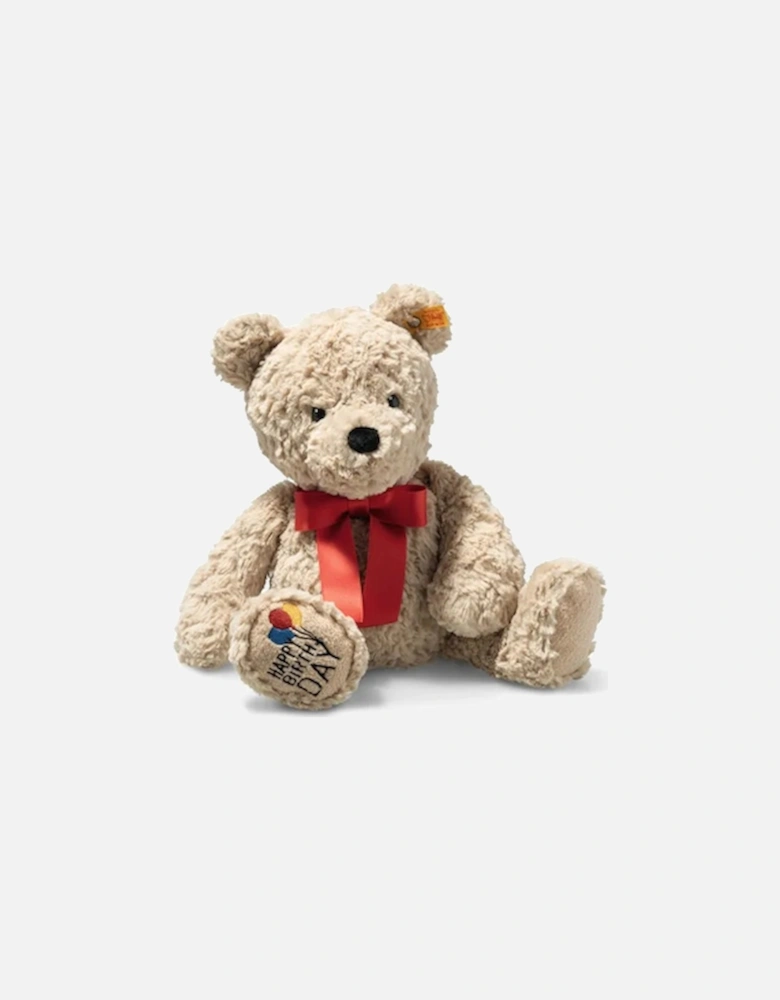 Jimmy Teddy Bear Happy Birthday Beige - 35cm