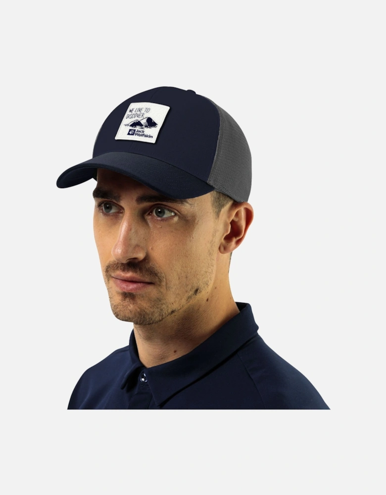 Brand Logo Mesh Back Trucker Cap