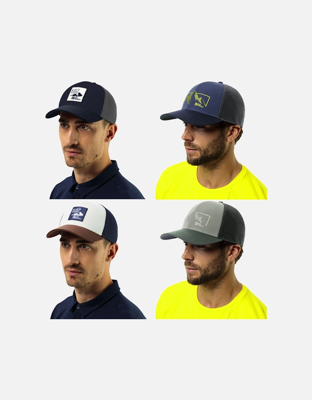 Brand Logo Mesh Back Trucker Cap