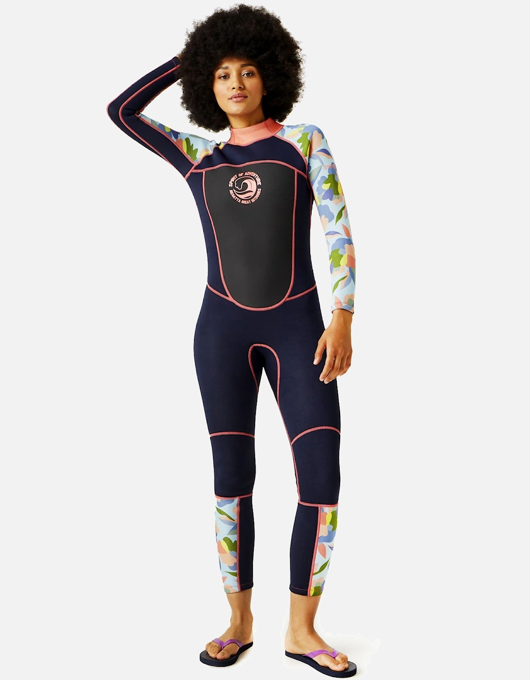 Womens Full 3MM UV Protect Full Length Wetsuit, 2 of 1